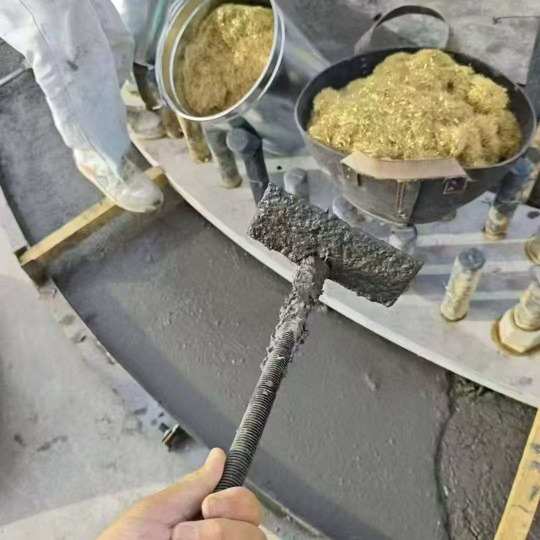 郴州C120钢纤维高强无收灌浆料 轧机压缩机汽轮机发电机锻压设备底座灌浆材料